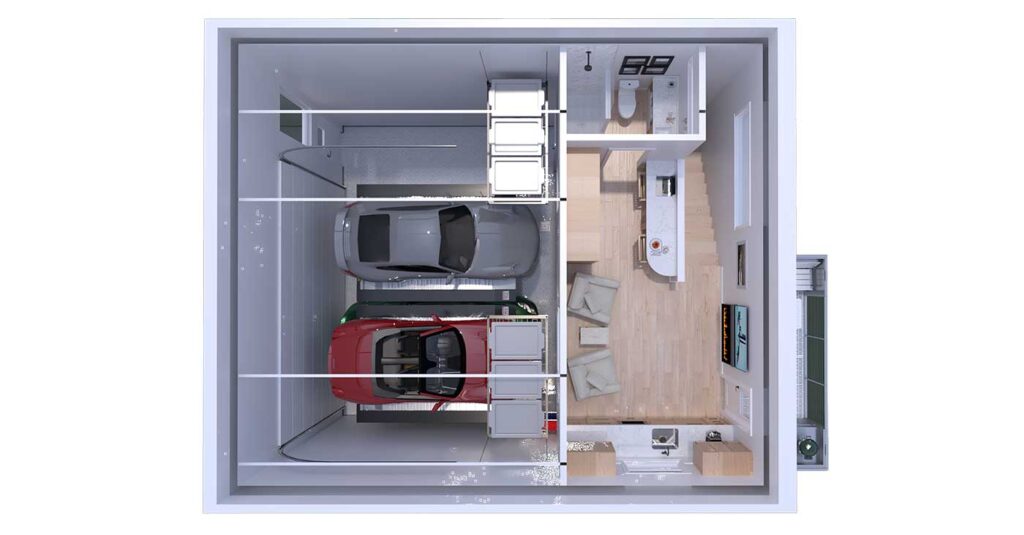 Hawk Unit Floorplan at Protected Storage in Vero Beach