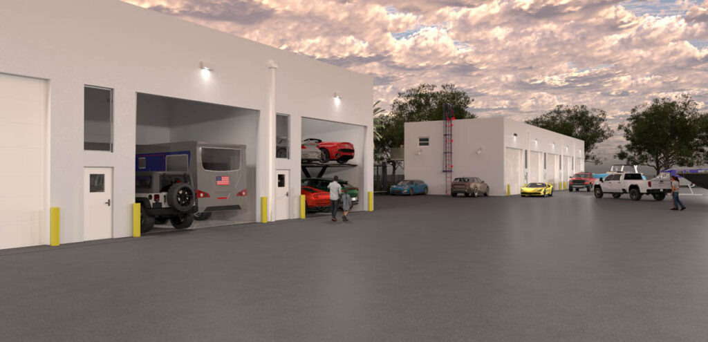 Protected Storage for RVs, Boats, Supercars, Custom Cars, C