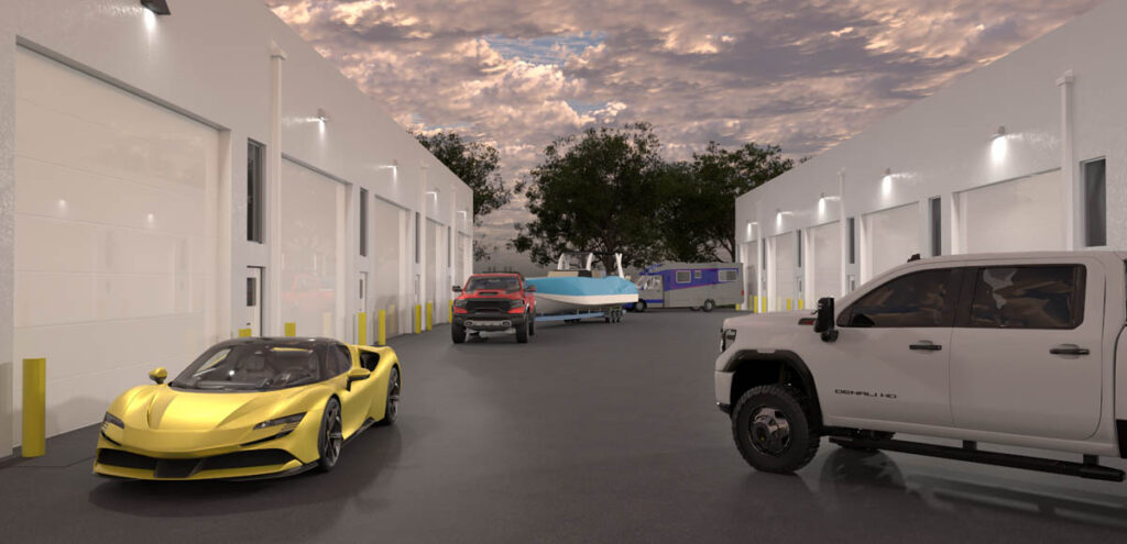 Protected Storage for RVs, Boats, Supercars, Custom Cars, C