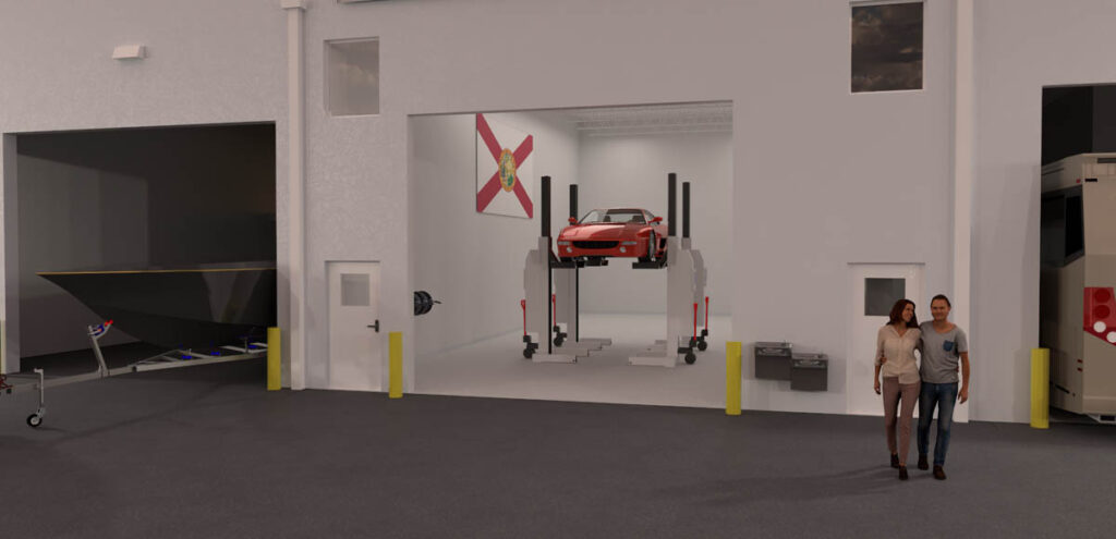 Protected Storage for RVs, Boats, Supercars, Custom Cars, C